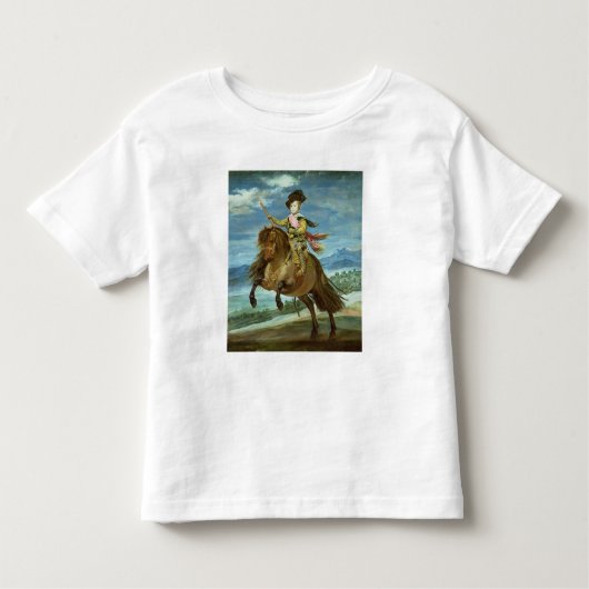 Prince Balthasar Carlos over horseback, c.1635-36 Kinder Shirts (Voorkant)