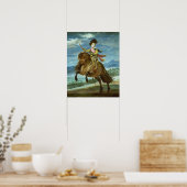 Prince Balthasar Carlos over horseback, c.1635-36 Poster (Keuken)