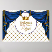 Prince Birthday Little Prince Baby shower Poster (Voorkant)