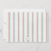 Prince Birthday Party Invitation Kaart (Achterkant)