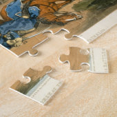 Prince Blucher onder zijn paard bij de slag om Wa Legpuzzel (Zijkant)