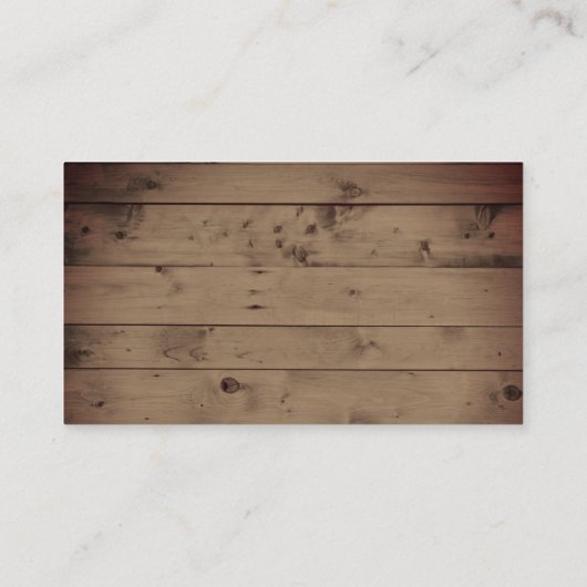 Prince Boy Baby shower Registry Insert Rustic Wood Informatiekaartje (Achterkant)
