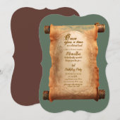 Prince Boys Third Party Birthday Invitation Kaart (Voorkant / Achterkant)