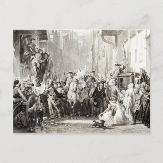 Prince Charles Edward en de hooglanders Briefkaart (Voorkant)