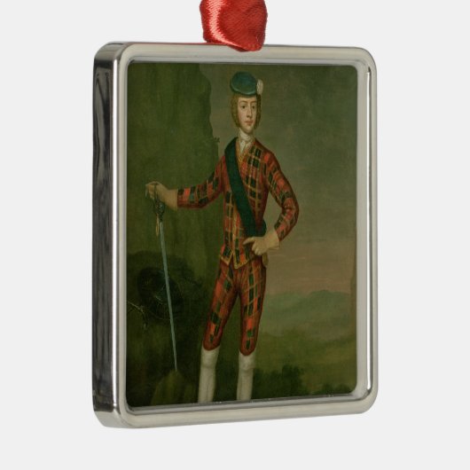 Prince Charles Edward Stuart Metalen Ornament (Rechts)