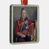 Prince Charles III 2018 Metalen Ornament (Rechts)