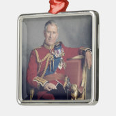 Prince Charles III 2018 Metalen Ornament (Links)