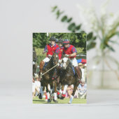 Prince Charles William Harry polo Briefkaart (Staand voorkant)