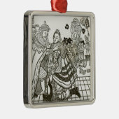 Prince Charles's Welcome Home uit Spanje, 1623 Metalen Ornament (Rechts)