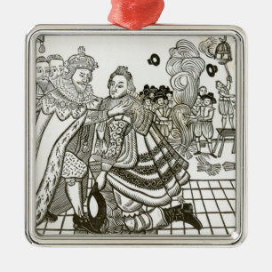 Prince Charles's Welcome Home uit Spanje, 1623 Metalen Ornament