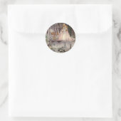 Prince Charmand Face in de pool Ronde Sticker (Tas)