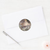 Prince Charmand Face in de pool Ronde Sticker (Envelop)