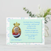 Prince Charming Birthday Party Invitation Kaart (Staand voorkant)
