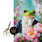 Prince Charming Bloemen Kikker Decoupage Tissuepapier