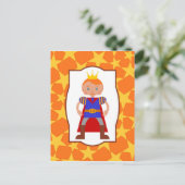Prince Charming Boy Birthday Party Briefkaart (Staand voorkant)