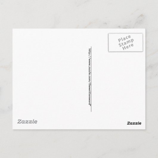 Prince Charming en Princess Briefkaart (Achterkant)