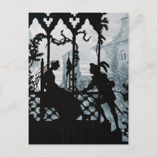 Prince Charming en Princess Briefkaart