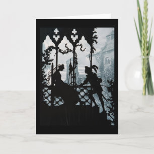 Prince Charming en Princess Feestdagen Kaart