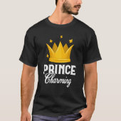 Prince Charming Fairy Tale Halloween Lazy Costuum T-shirt (Voorkant)