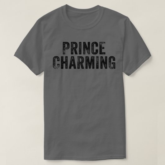 Prince Charming Fairy Tale Hero Funny Dist T-shirt (Design voorkant)