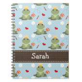 Prince Charming Frog Spiral Notitieboek Journal (Voorkant)