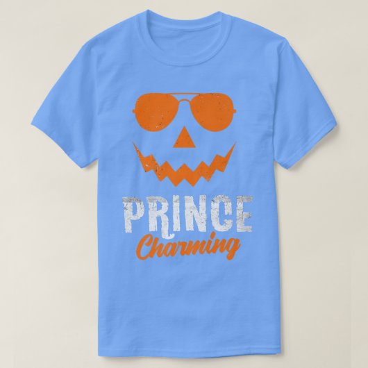 Prince Charming Funny Costume Funny Halloween Pump T-shirt (Design voorkant)