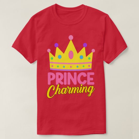 Prince Charming Funny Fairy Tale Halloween Costuum T-shirt (Design voorkant)