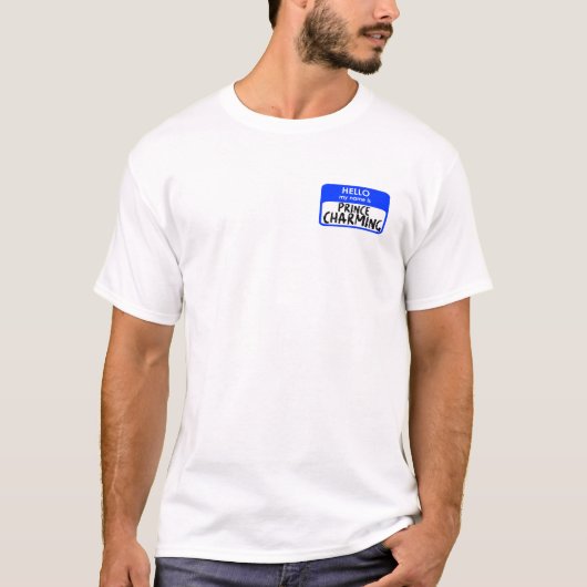 Prince Charming grappig makkelijk kostuum eerste d T-shirt (Voorkant)