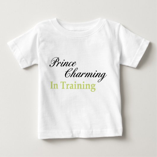 Prince Charming in opleiding Baby T-shirt (Voorkant)