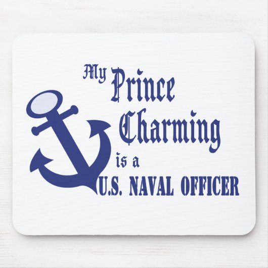 Prince Charming is een Amerikaanse marineofficier Muismat (Voorkant)