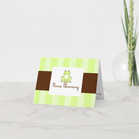 Prince Charming Notecards Bedankkaart (Voorkant)