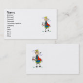 Prince Charming on Horse Visitekaartje (Voorkant / Achterkant)