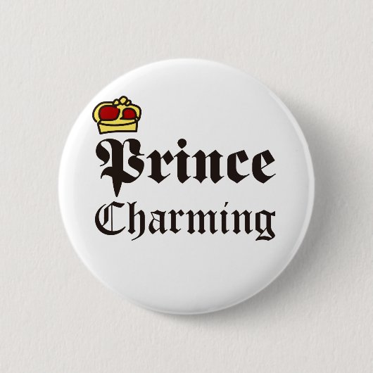 Prince Charming Ronde Button 5,7 Cm (Voorkant)