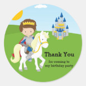 Prince Charming Ronde Sticker (Voorkant)