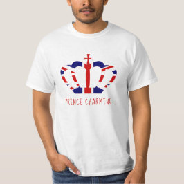 Prince Charming | Union Jack Crown | Financiering T-shirt