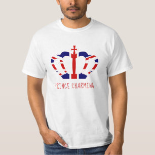Prince Charming   Union Jack Crown   Financiering T-shirt