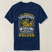 Prince Charming werd een welzijnscitaat voor Met T-shirt (Design voorkant)