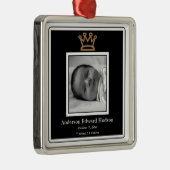 Prince Crown Baby Boy Foto Ornament (Rechts)