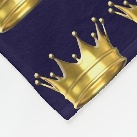 Prince Crown Fleece Deken (Hoek)