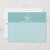 Prince Dank u. Opmerking Notitiekaartje (Achterkant)