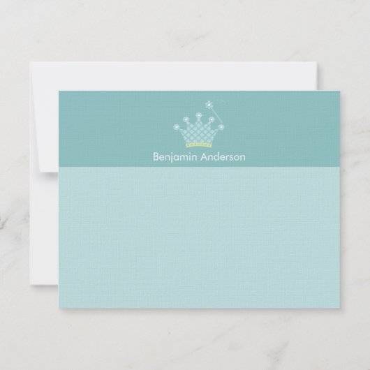 Prince Dank u. Opmerking Notitiekaartje (Achterkant)