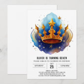 Prince Diamond bewerkbare verjaardag Kaart (Voorkant / Achterkant)
