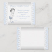 Prince Diaper Raffle Ticket Informatiekaartje (Voorkant / Achterkant)