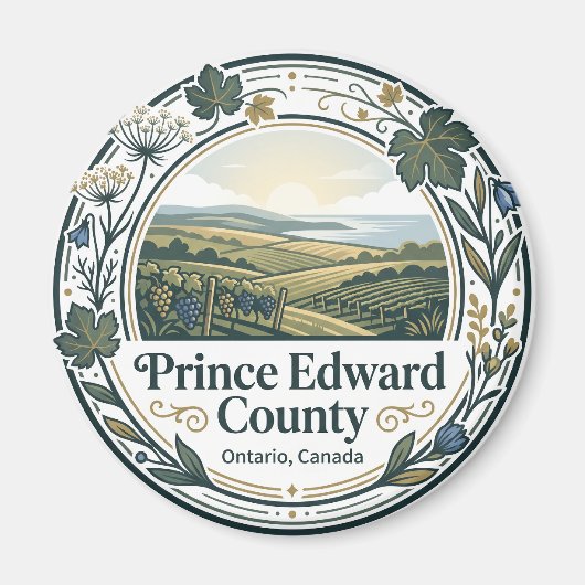 Prince Edward County Canada Magneet (Voorkant)