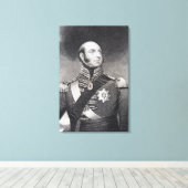 Prince Edward, Duke of Kent en Strathearn Canvas Afdruk (Insitu (Houten vloer))