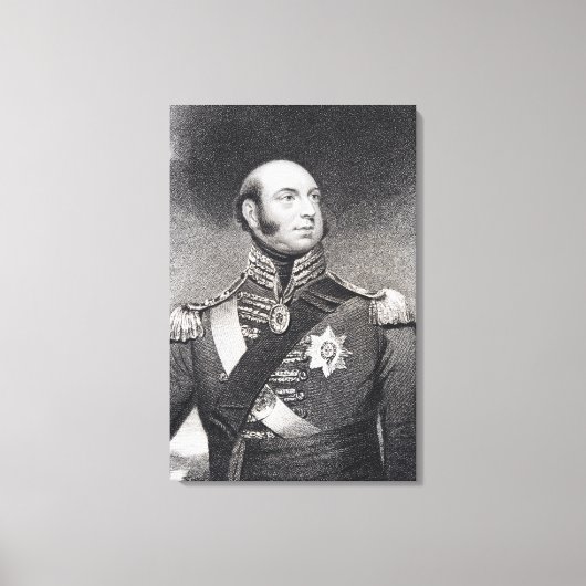 Prince Edward, Duke of Kent en Strathearn Canvas Afdruk (Voorkant)
