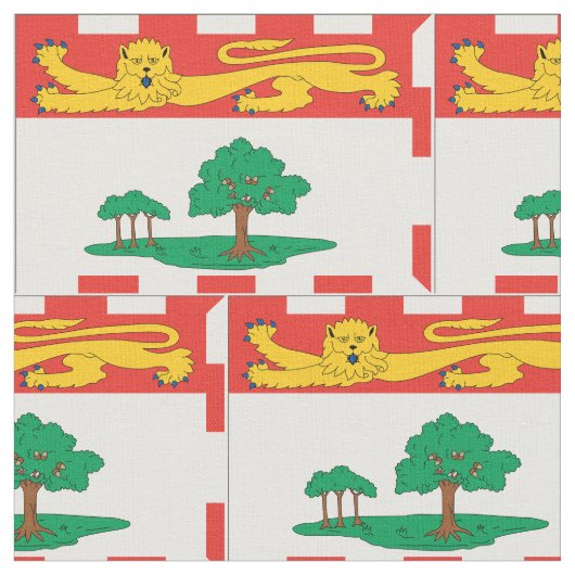 PRINCE EDWARD Flag Stof (Close Up)