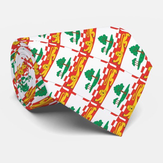 PRINCE EDWARD Flag Stropdas (Opgerold)