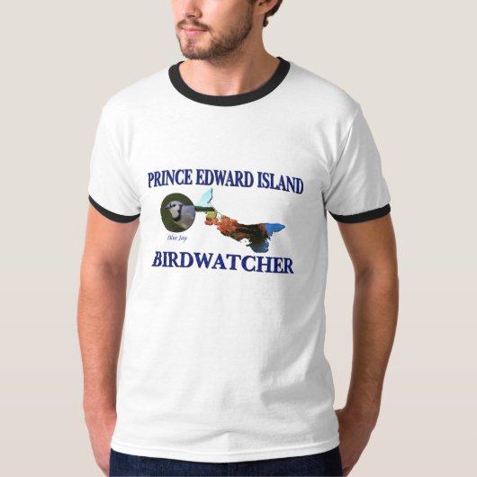 Prince Edward Island Birdwatcher T-shirt (Voorkant)