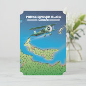 Prince Edward Island, Canada kaart. Kaart (Staand voorkant)